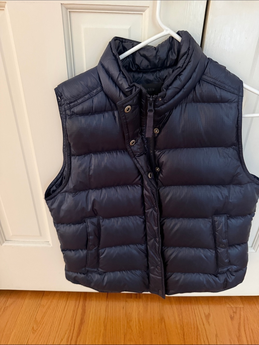 Woman J.crew  Puffer Vest - Navy Sleeveless Jacket